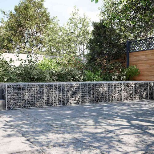  Gabionska košara s poklopcem 500x100x50 cm pocinčano željezo Cene