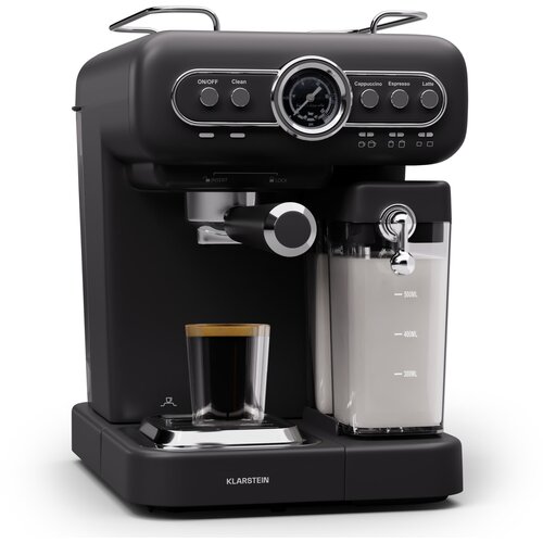 Klarstein Espressionata Evo, vzvodni aparat za kavo, 1350 W, 19 bar, 1,2 l, 2 skodelici Cene
