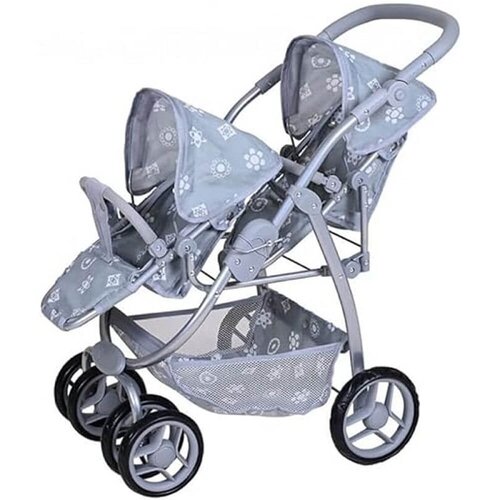  knorrtoys kolica za dve lutke Milo - Royal Grey, 164408 Cene
