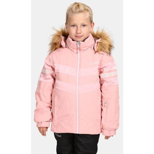 Kilpi Girls' ski jacket DALILA-JG Light pink Cene
