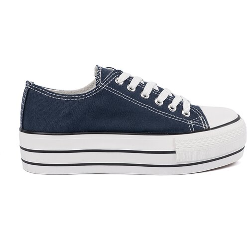 Shelvt Women's navy blue platform sneakers Cijene
