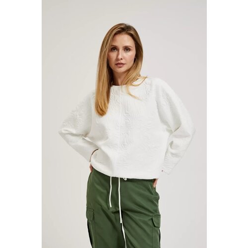 Marisse Women&amp;#039;s Sweatshirt L-Bl-4305 Off White Slike
