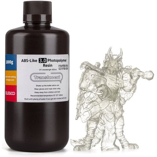 Elegoo ABS-like Resin V3.0 Translucent Cene