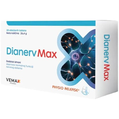 Vemax Pharma Tablete Dianerv Max, 20 komada Cene