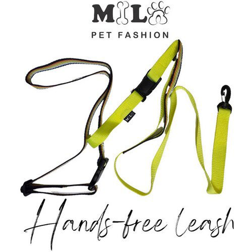 Mila Pet Fashion handsfree povodac yellow 015 Slike