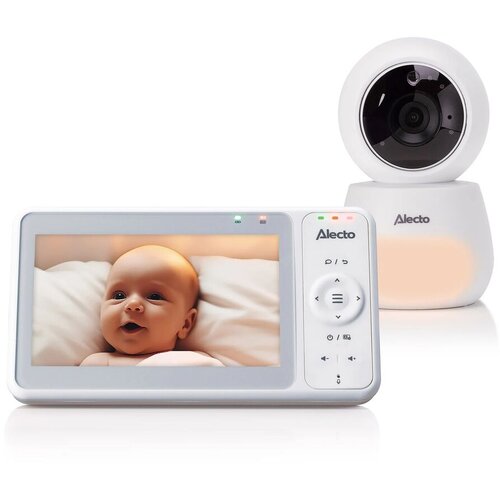 Alecto bebi monitor, HD kamera za snimanje pokreta, 5&amp;quot;, beli Slike