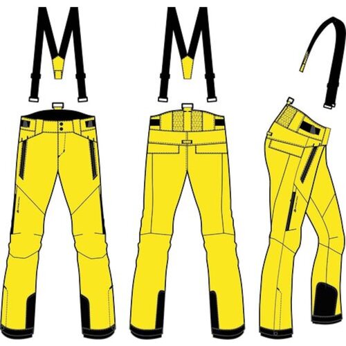 Alpine pro Men's ski pants with PTX membrane LERMON nano yellow Cijene