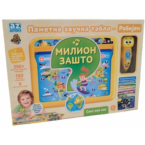  PAMETNA ZVUCNA TABLA - MILION ZASTO SA ROBIJEM Cene