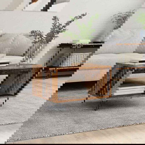VidaXL Kava Stol Staro drvo 60 x 50 x 40 cm Konstruirano drvo Slike