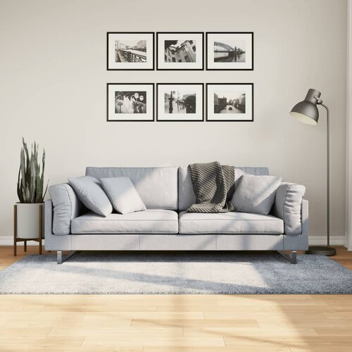 vidaXL Košata preproga moderna modra 100x200 cm Cene