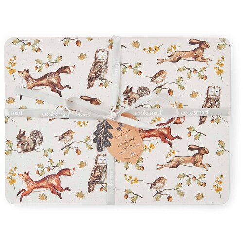 Cooksmart &amp;reg; Pluteni podmetač 4 kom 27x35 cm Forest Fable &amp;ndash; Slike