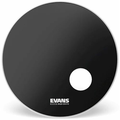 Evans BD20RONX EQ3 Onyx Coated 20" Črna Rezonančna opna za boben