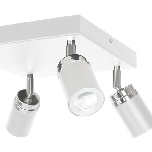  Stropni spot RENO 4xGU10/8W/230V bela/hrom Slike