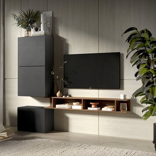 LC Mobili Sodobna vise�a TV stena z odprtimi kubusi INFINITY 2.0 900051 Cene