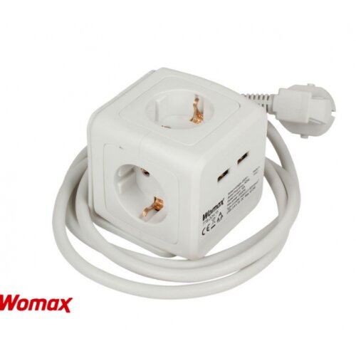 WoMax Germany produžni kabel kocka womax 4/1.5M usb Cene