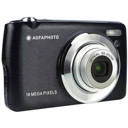 Agfaphoto Realishot DC8200 digitalni fotoaparat 18 MP sa optičkim zumom 8x, crni, sa karticom 16 GB i torbicom Slike