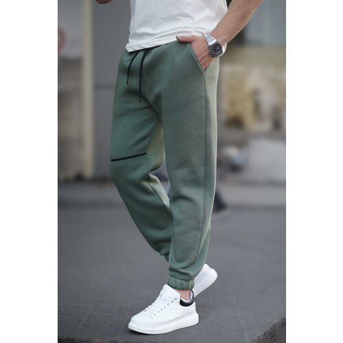 Madmext Khaki Pocket Detailed Men's Basic Sweatpants 6523 Cene