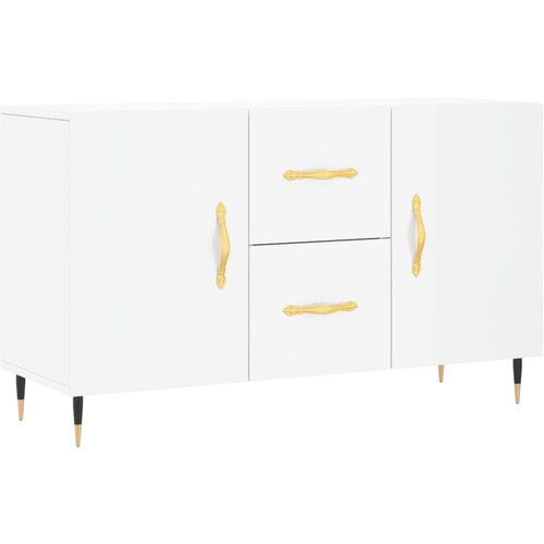 Maison Chic Komoda - Predalnik visok sijaj bela 100x36x60 cm inženirski les, (21719461) Cene