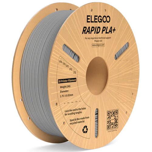 Elegoo PLA+ 1.75mm Grey 1kg Cene