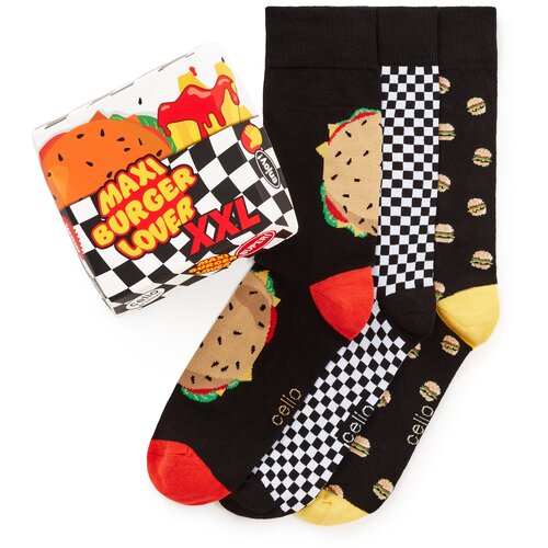 Celio Gift set of Burger socks, 3pcs - Men&amp;#039;s Slike