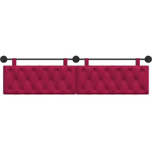  Držeće uzglavlje Zidne Vinska crvena 210 x 55 x 7 cm Bar&amp;scaron;un - boja crnog vina 200 cm bez LED Slike