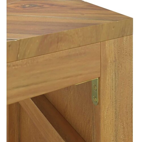 Stolić za kavu 110x35x38 cm od masivne tikovine Slike