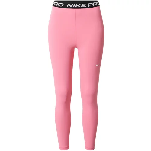 Nike Sportske hlače svijetloroza / crna / bijela
