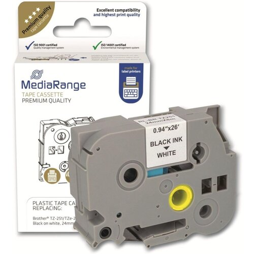 Mediarange Trak p-touch tze-251 bel/črn 24mm, (21314114) Cene