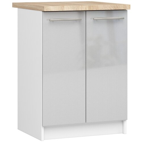 AKORD OLIWIA S60 2D Kabinet + BELA / METALNI GLEDAJOČI Vrh, (21713715) Cene