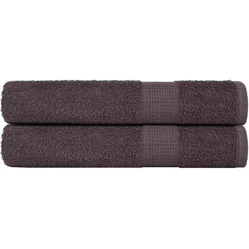 Furnova Brisače za savno 2 kos FROGN antracit 80x200 cm 100% bombaž, (21916708) Cene