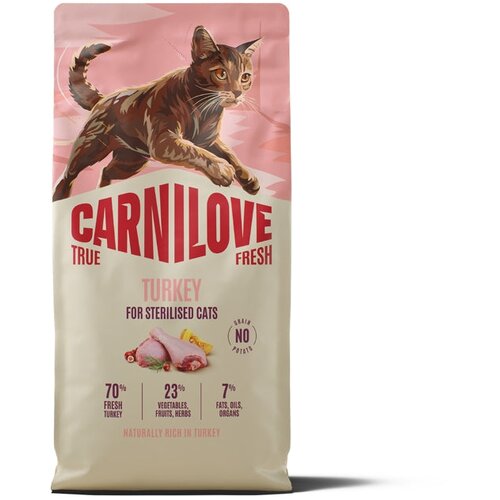 Carnilove Cat True Fresh Adult Sterilised, briketi - puran 6 kg Cene