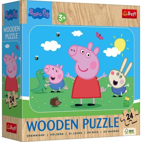  Peppa Pig drvena slagalica od 24 dijela - Cene