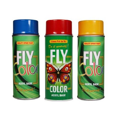 akrilni lak u spreju FLY COLOR 400 ml | Fire Red Slike