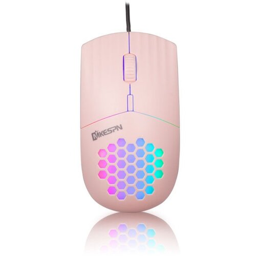 INF Optična mi&amp;scaron;ka SXS-838 TYPE-C: Roza, RGB, 4D, nastavljiva hitrost Pink, (5000071624) Slike