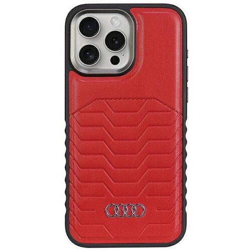 Audi OVITEK Z SINTETIČNO USNJE ZA MAGSAFE OVITEK ZA IPHONE 15 PRO MAX RDEČ, (21897901) Cene