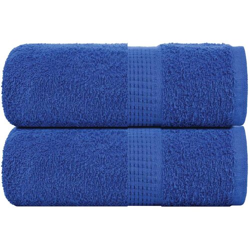 VidaXL Ručnici za pranje ŽABA 2 kom. Plave 30x30 cm 360 g/m&amp;sup2; - Plava 30 x 30 cm 2 Slike