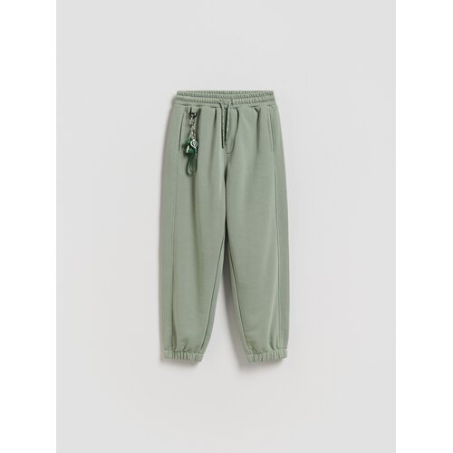 Reserved Pamučne jogger hlače - svjetlozeleno Cene