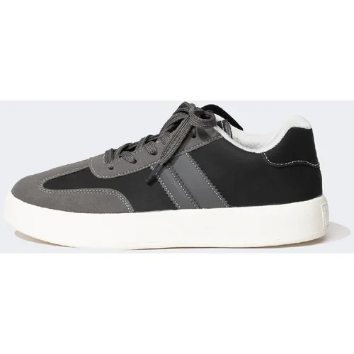 Defacto Boy High Sole Faux Leather Sneakers