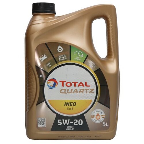 Total Motorno olje QUARTZ 9000 ECOB 5W-20 Slike