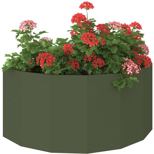  Sadilica Maslinasto zelena 120 x 60 x 50 cm Čelik Slike