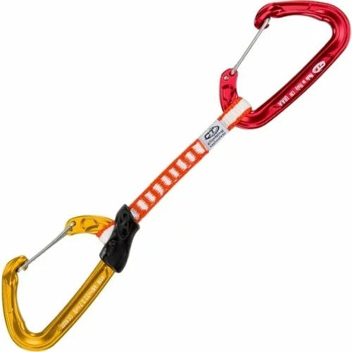 Climbing Technology Fly -Weight EVO DY Quickdraw Wire Straight Red/Gold 12.0 Penjačka karabinera