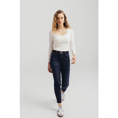 Legendww ženske mom fit farmerice sa suzenim nogavicama i visokim strukom -model 213 256-.213-8259-00D2 Slike