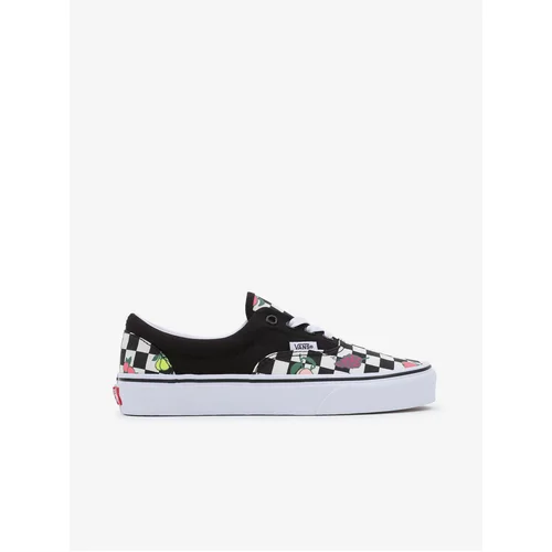 Vans Black Womens Checkered Sneakers Era - Women