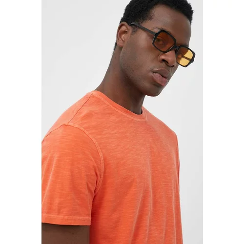 United Colors Of Benetton Pamučna majica boja: narančasta, melanž