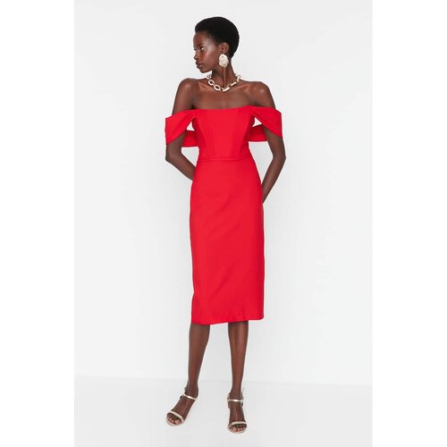 Trendyol Red Underwire Detailed Dress Cijene