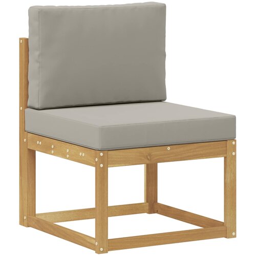  Set vanjskih sofa 5 kom. Bijela i svjetlosiva Smeđa 247 x 128,5 x 73 cm Slike