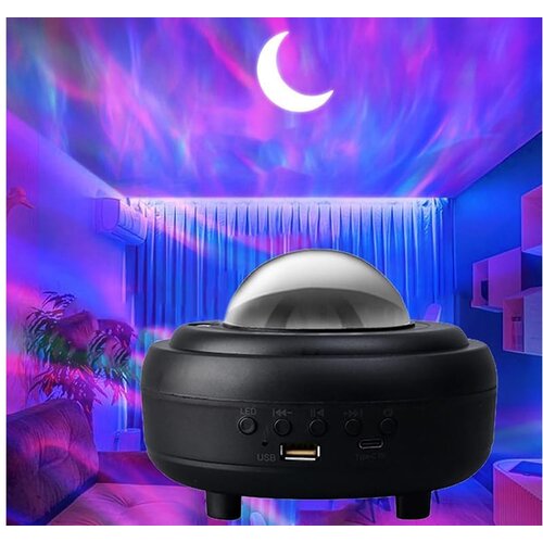  10W LED RGB zvezdni projektor in zvočnik USB bluetooth Slike