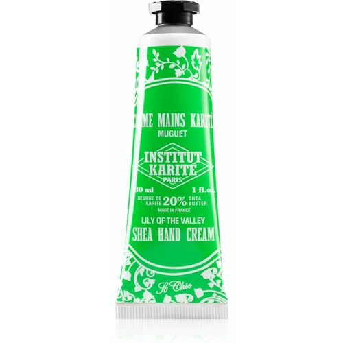 Institut Karite shea hand cream lily of the valley hidratantna krema za ruke s mirisom ljiljana doline 30 ml