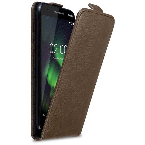 Cadorabo Ohišje, združljivo z Nokia 2.1 v kava rjava - Zaščitni ovitek v obliki flipa z magnetnim zapiranjem, (20552251) Cene