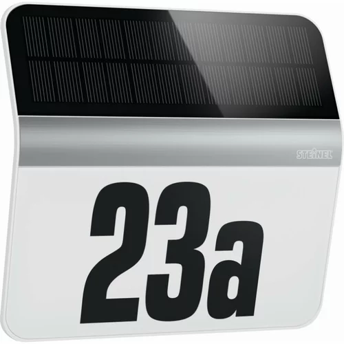 Steinel LED solarna hišna številka XSolar (0,03 W, 242 x 227 x 50 mm, 1.200 mAh, nerjavno jeklo)